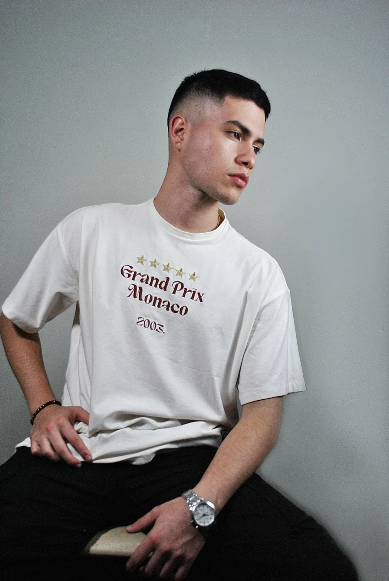Camiseta Blanca Grand Prix Monaco (S)